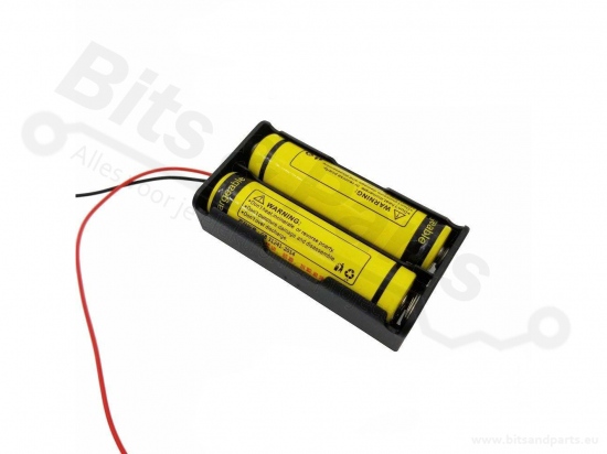 Batterijhouder 18650 batterij/accu x 2 